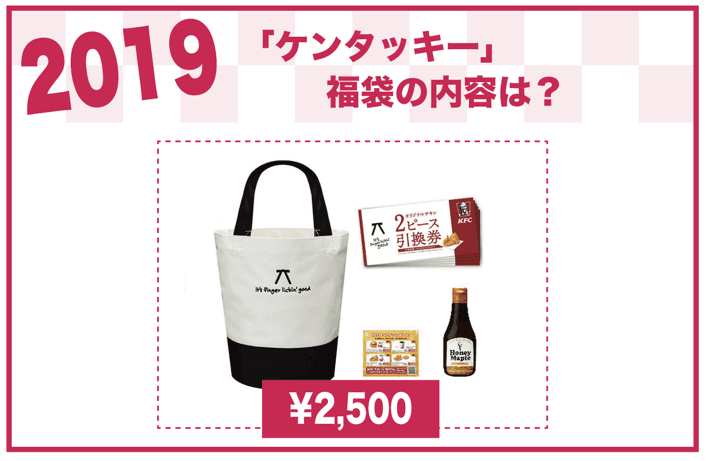 2019年 ケンタッキー福袋の内容は？